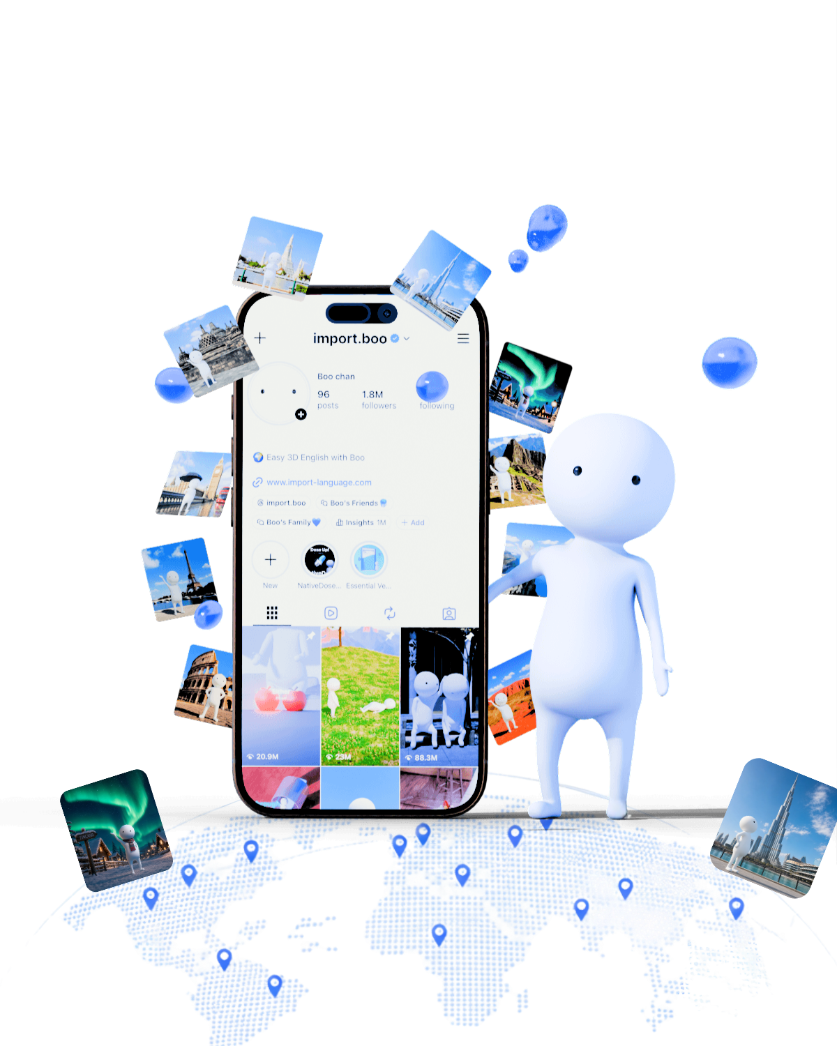Boo on Instagram @import.boo - watched in 30+ countries